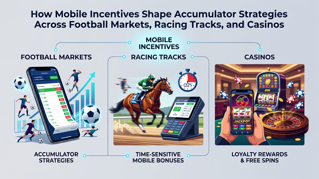 Casino table game interface showing accumulator-style bonus rounds connected to sports betting promotions