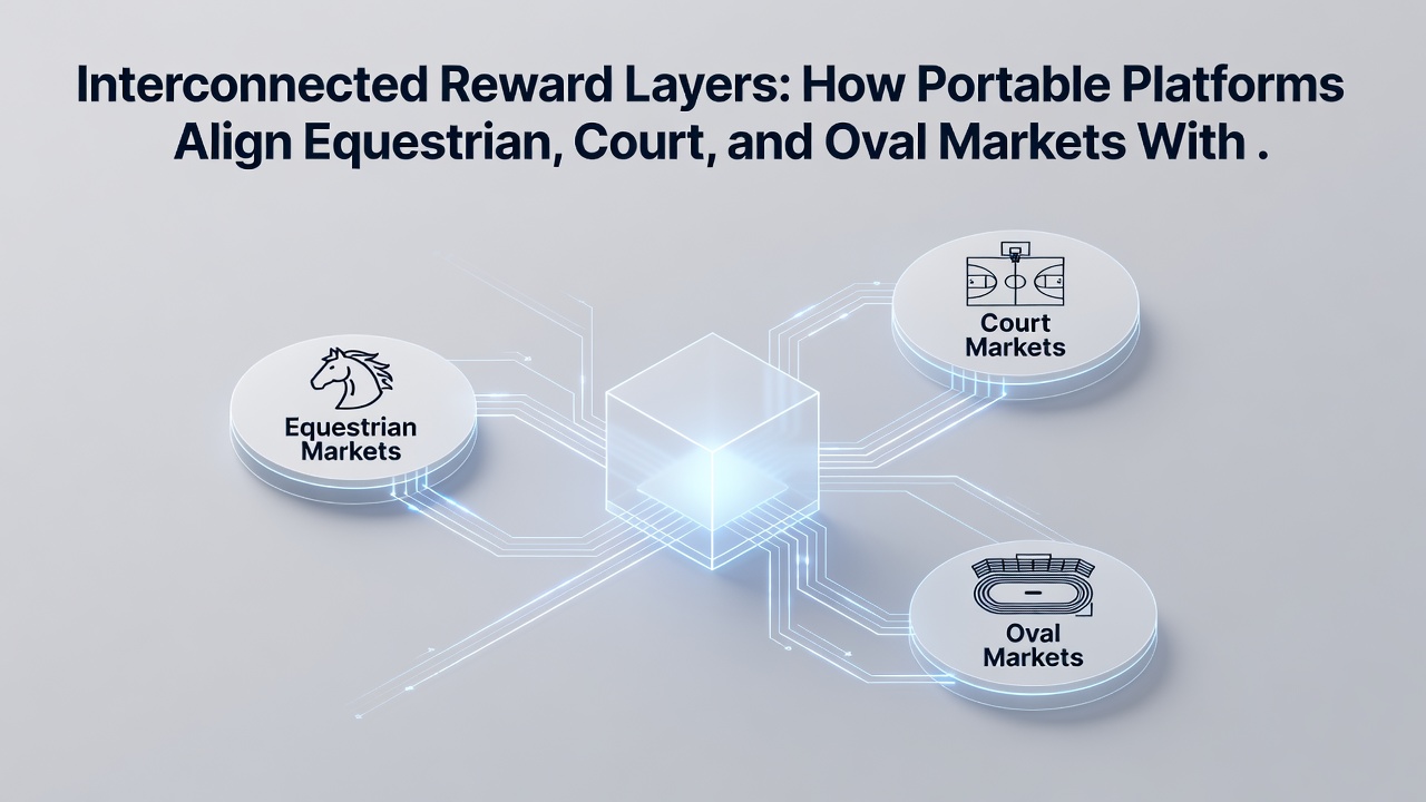 Diagram illustrating reward flow between sports betting categories and casino table games on mobile devices
